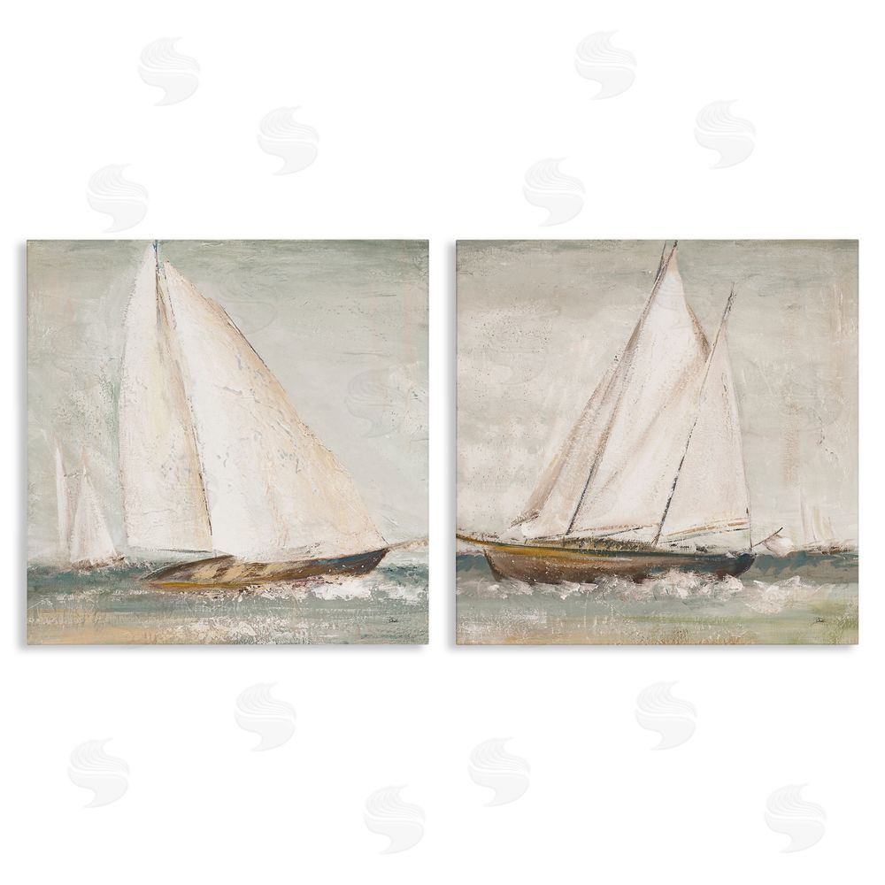 Patricia Pinto Tall Ships at Sea Canvas Wall Art Print