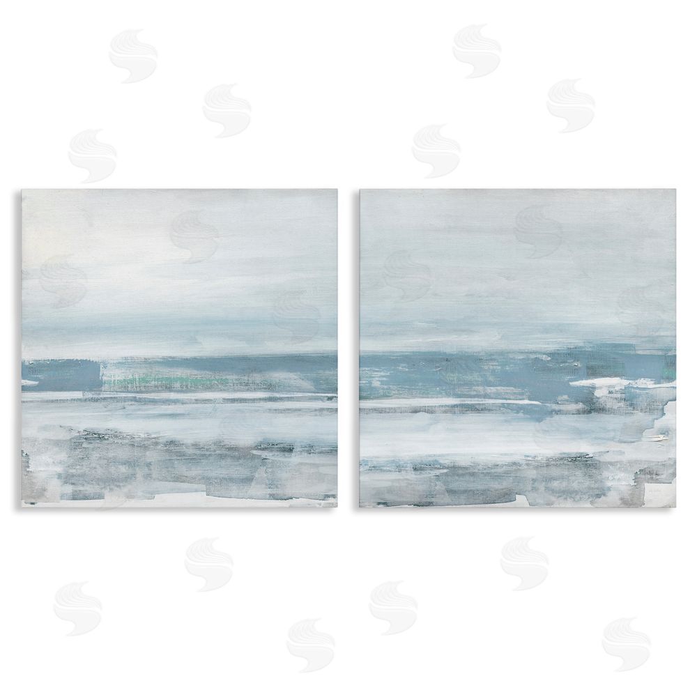 Sally Swatland Abstract Ocean Beach Canvas Wall Art Print