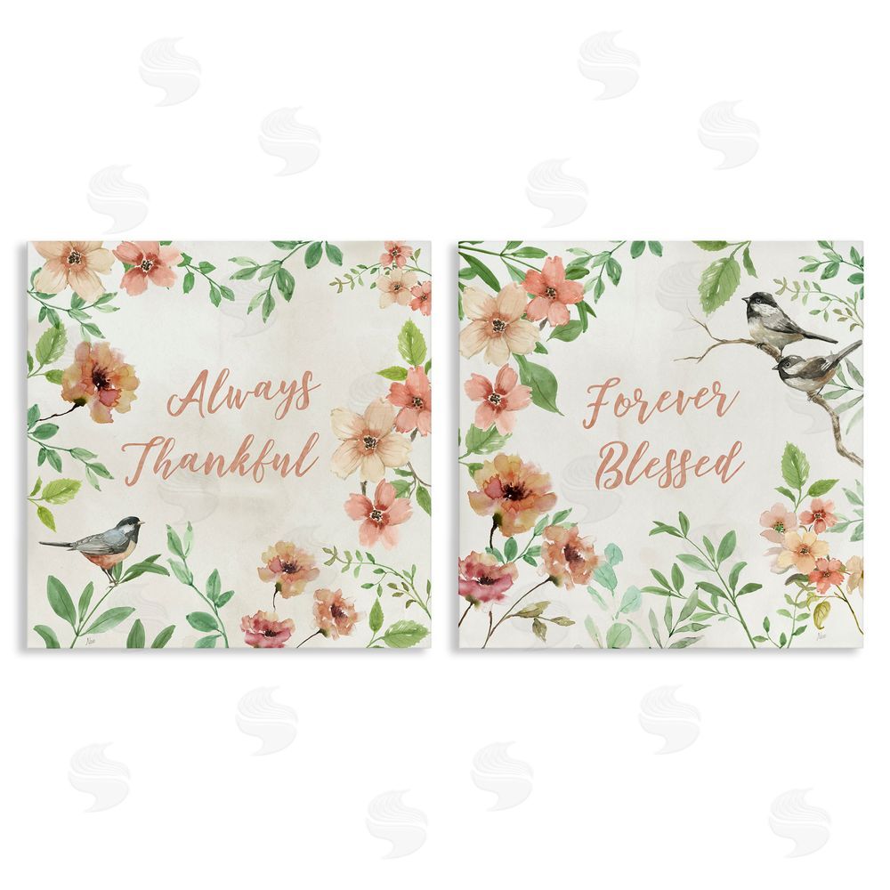 Nan Always Forever Bird Canvas Wall Art Print