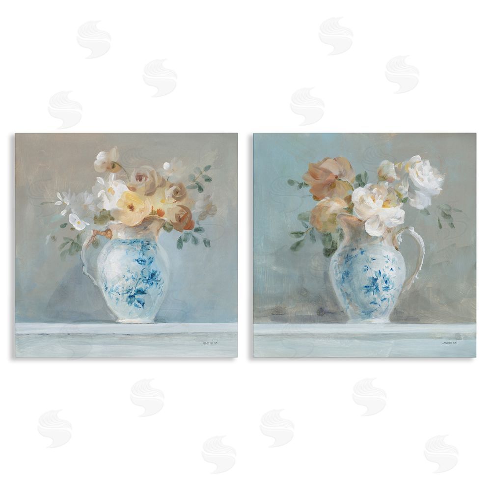 Danhui Nai Heirloom Bouquet Pitcher Canvas Wall Art Print
