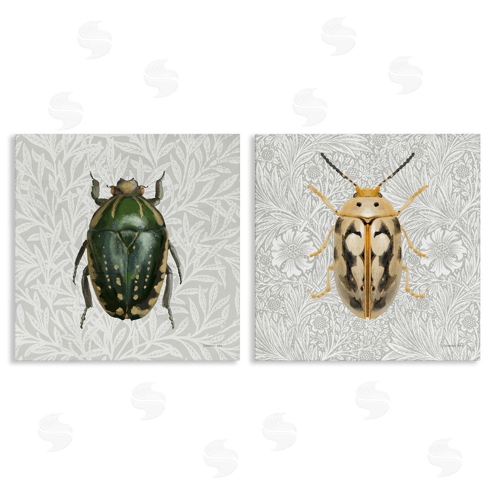 Danhui Nai Beetle Insect Portrait Canvas Wall Art Print