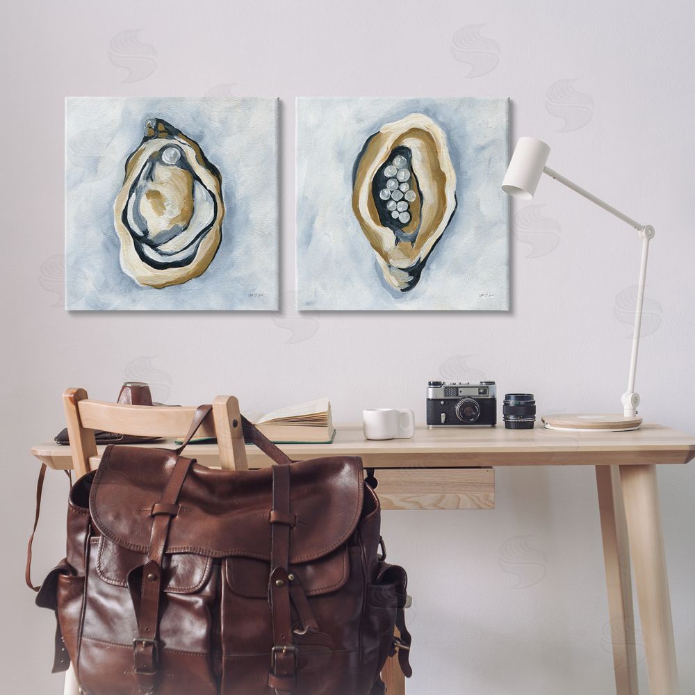 Yvette St. Amant Oyster with Pearls Canvas Wall Art Print in Room