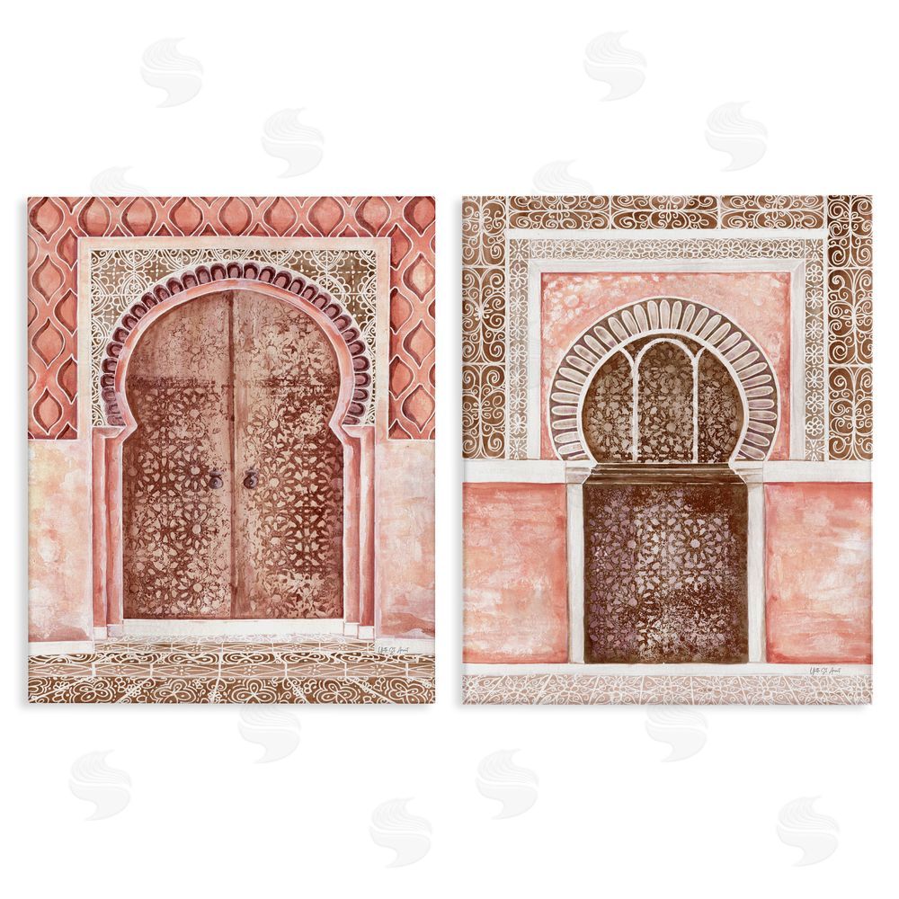 Yvette St. Amant Moroccan Tiled Alcoves Canvas Wall Art Print