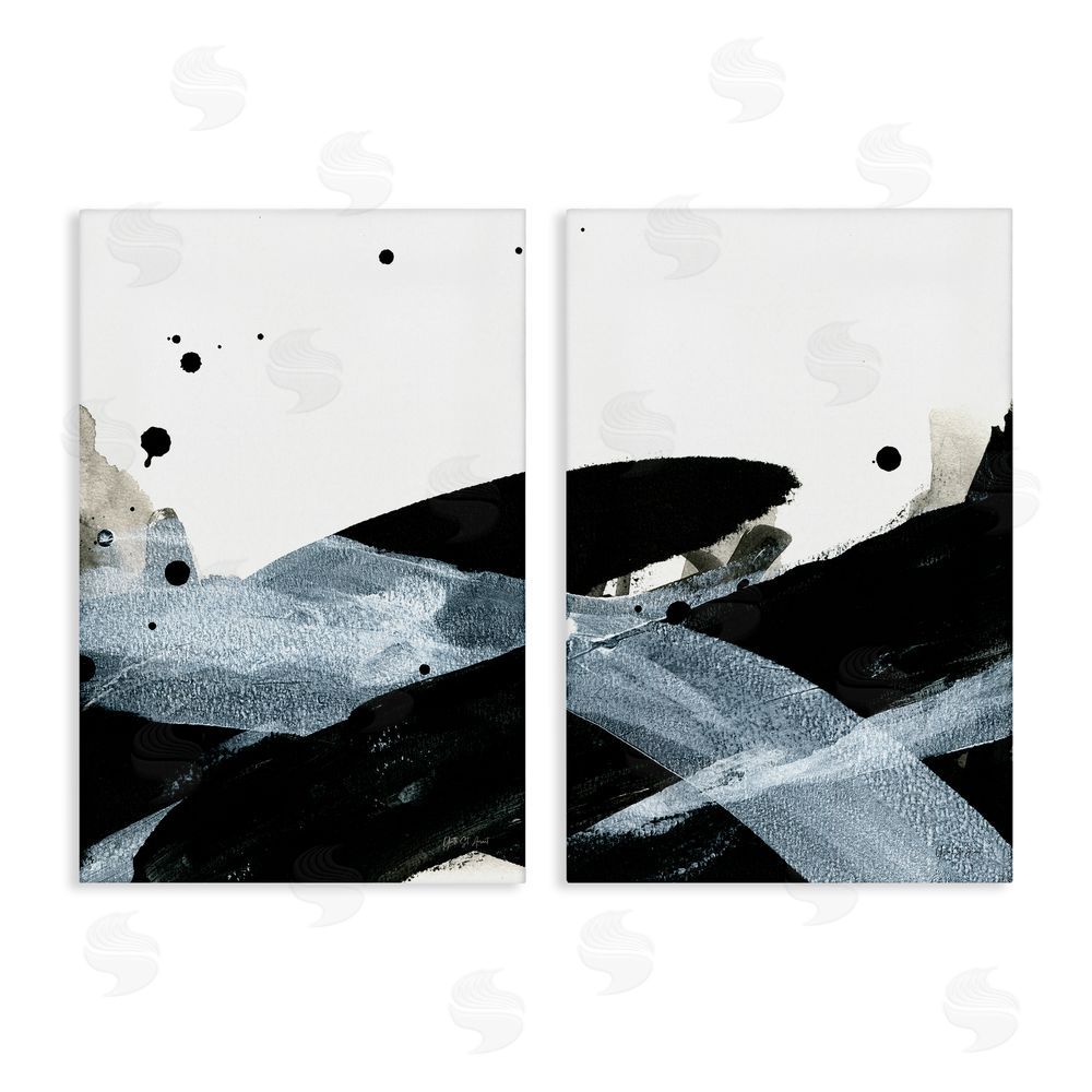 Yvette St. Amant Gradient Movement Abstraction Canvas Wall Art Print