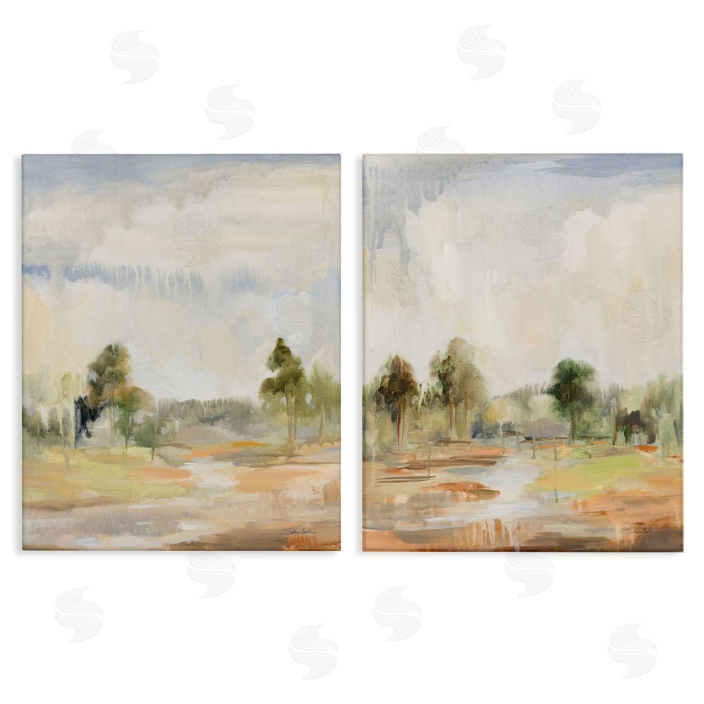 Silvia Vassileva Summer Rainstorm in the Woods Canvas Wall Art Print