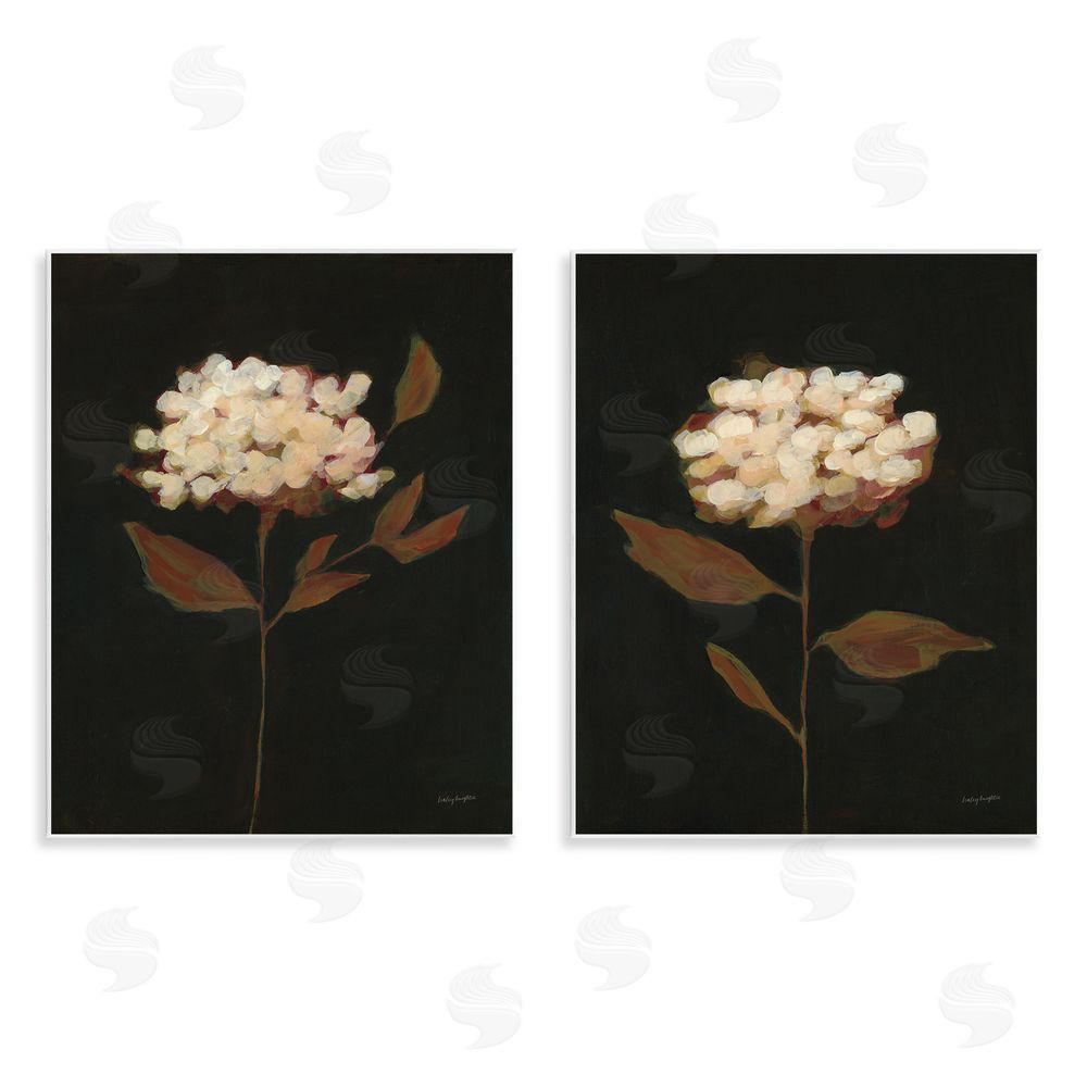 Haley Knighten Solitary Bloom Before Fall Wooden Wall Plaque Art Print