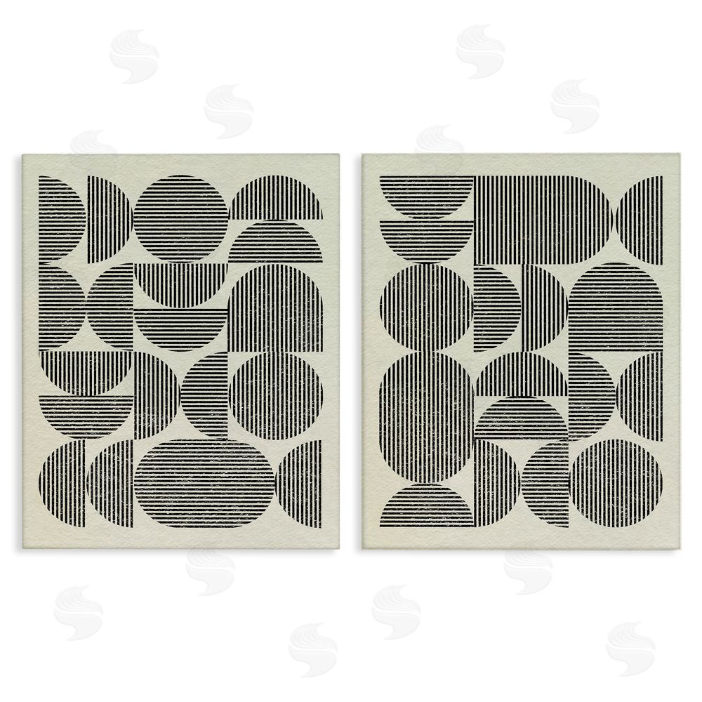 Victoria Barnes Minimalist Modern Geometric Canvas Wall Art Print