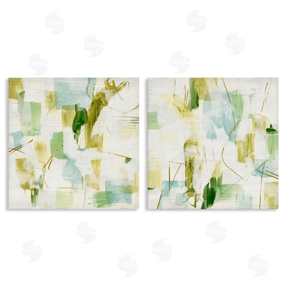 June Erica Vess Abstract Chaotic Patterns Canvas Wall Art Print