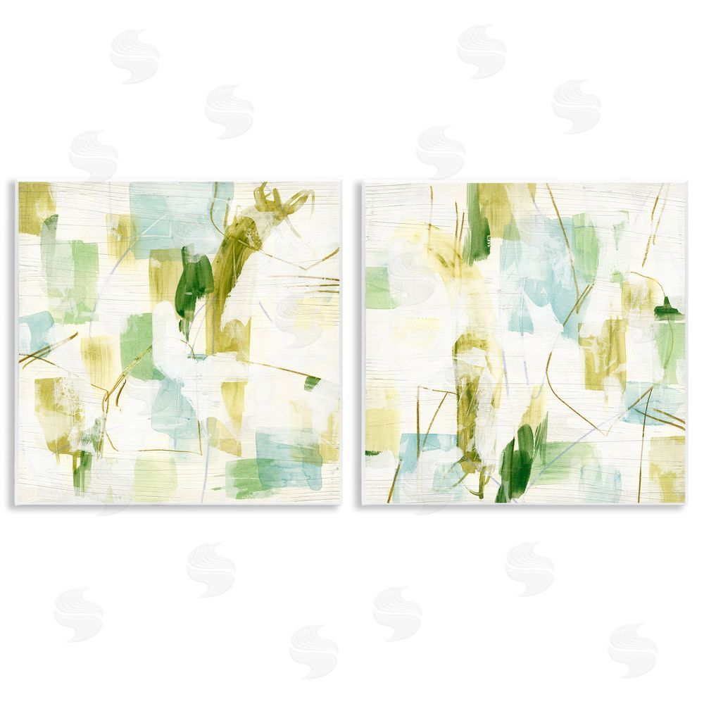 June Erica Vess Abstract Chaotic Patterns Wooden Wall Plaque Art Print