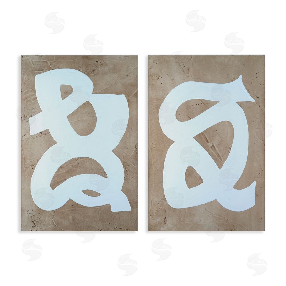 Vanna Lam Abstract Squiggle Line  Canvas Wall Art Print