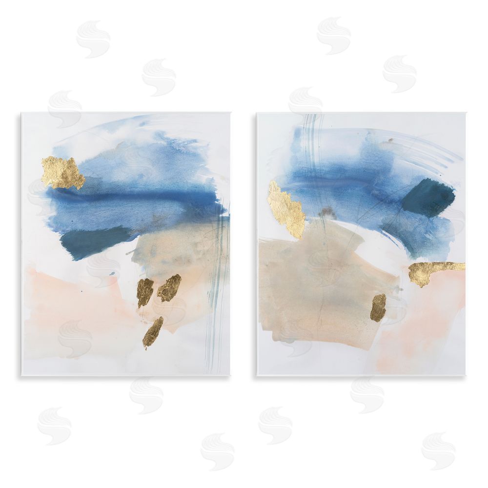 Victoria Barnes Beach Themed Abstraction Wooden Wall Plaque Art Print