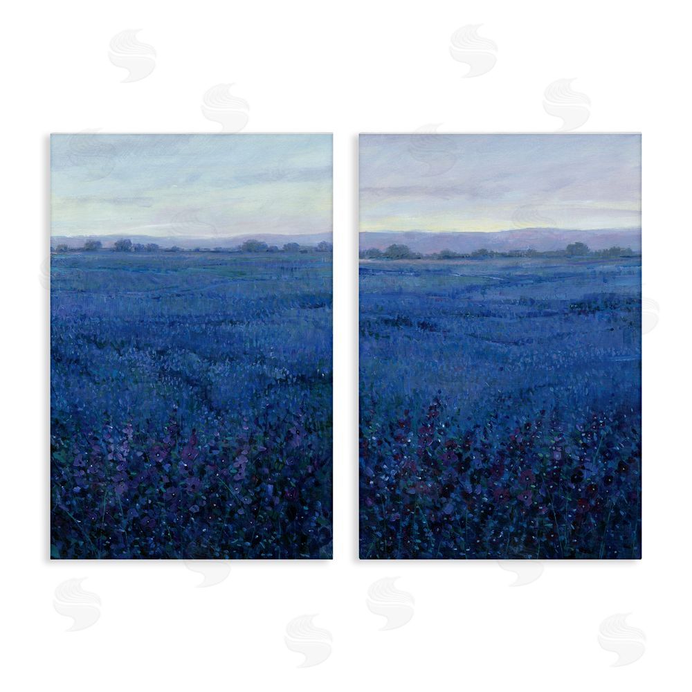 Tim O'Toole Flowering Field Purple Haze Canvas Wall Art Print