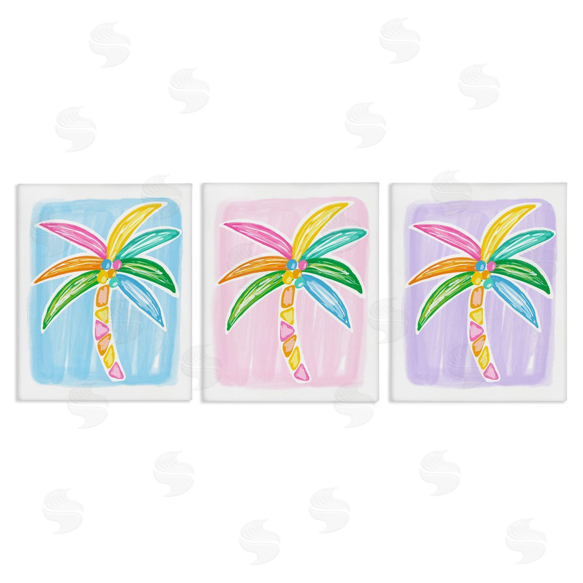Fun Summer Palms Canvas Wall Art, Home Decor by Lisa Nohren