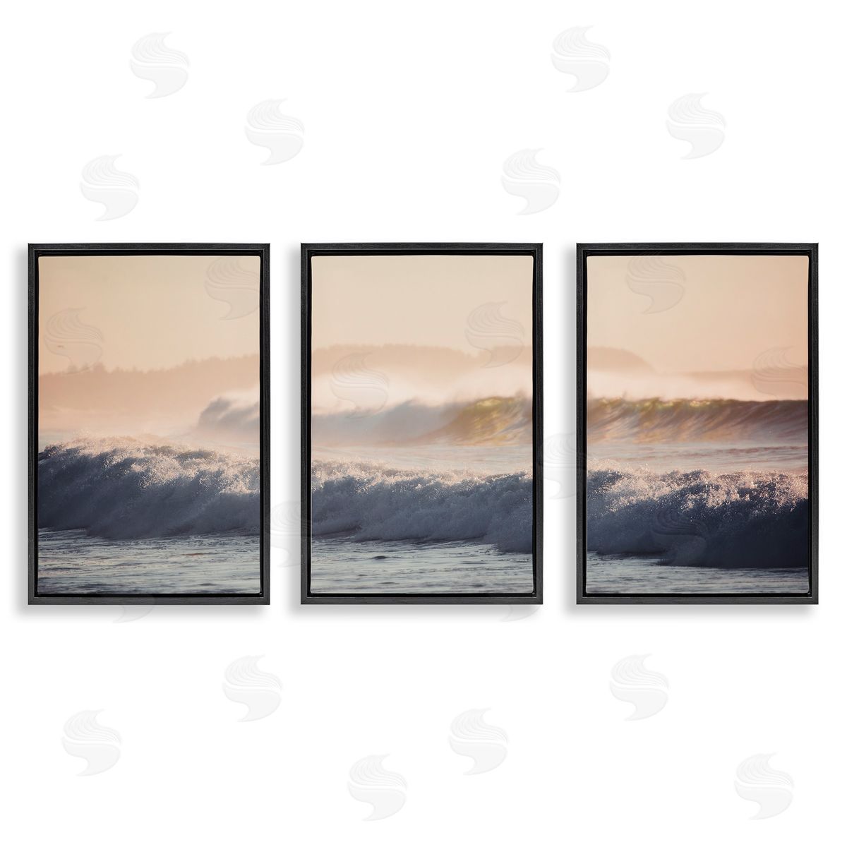 Thomas Tepstad Berge  Black Floating Frame Canvas Wall Art Print