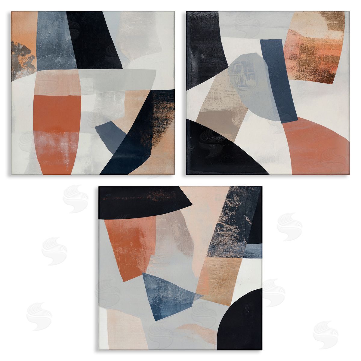 Mona Grace Fragmented Visions Abstracts Canvas Wall Art Print