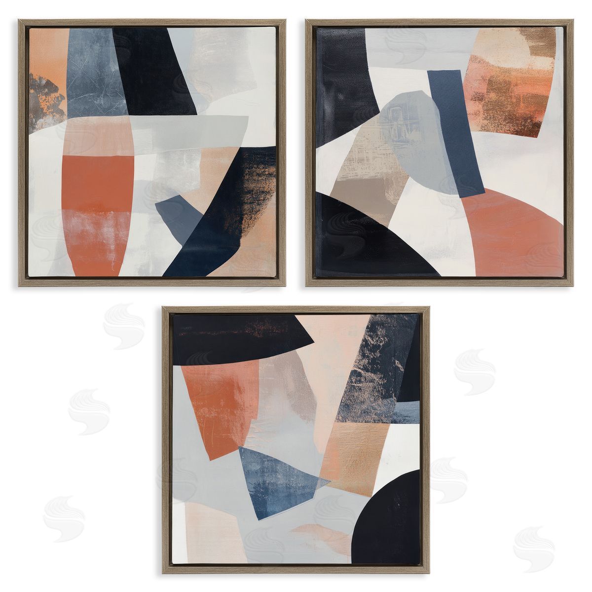 Mona Grace Fragmented Visions Abstracts Canvas Wall Art Print
