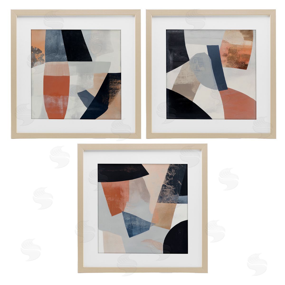 Mona Grace Fragmented Visions Abstracts Canvas Wall Art Print