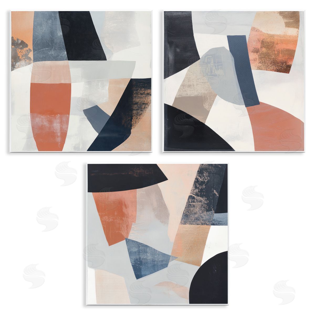 Mona Grace Fragmented Visions Abstracts Canvas Wall Art Print