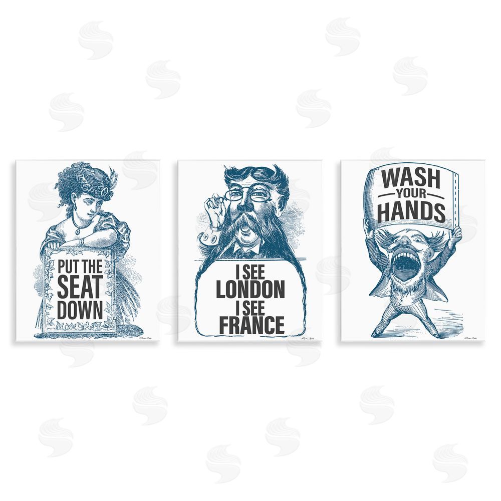 Susan Ball Vintage Hygiene Reminders Wall Plaque Art Print