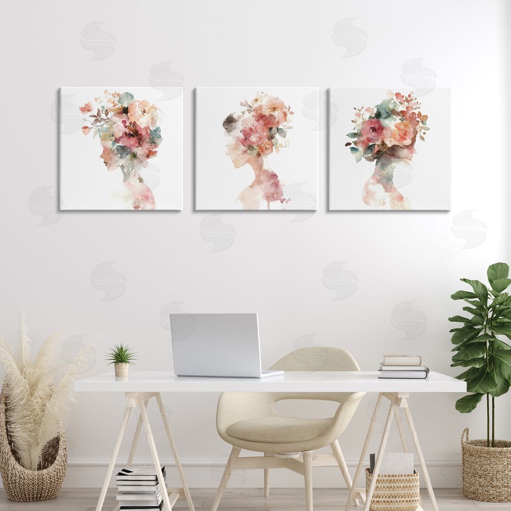 Svetlana Aleynikova Floral Dreamscape Portraits Canvas Wall Art Print in Room
