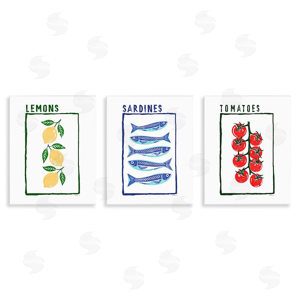 Amanda Greenwood Healthy Summer Foods Wall Plaque Printed Art