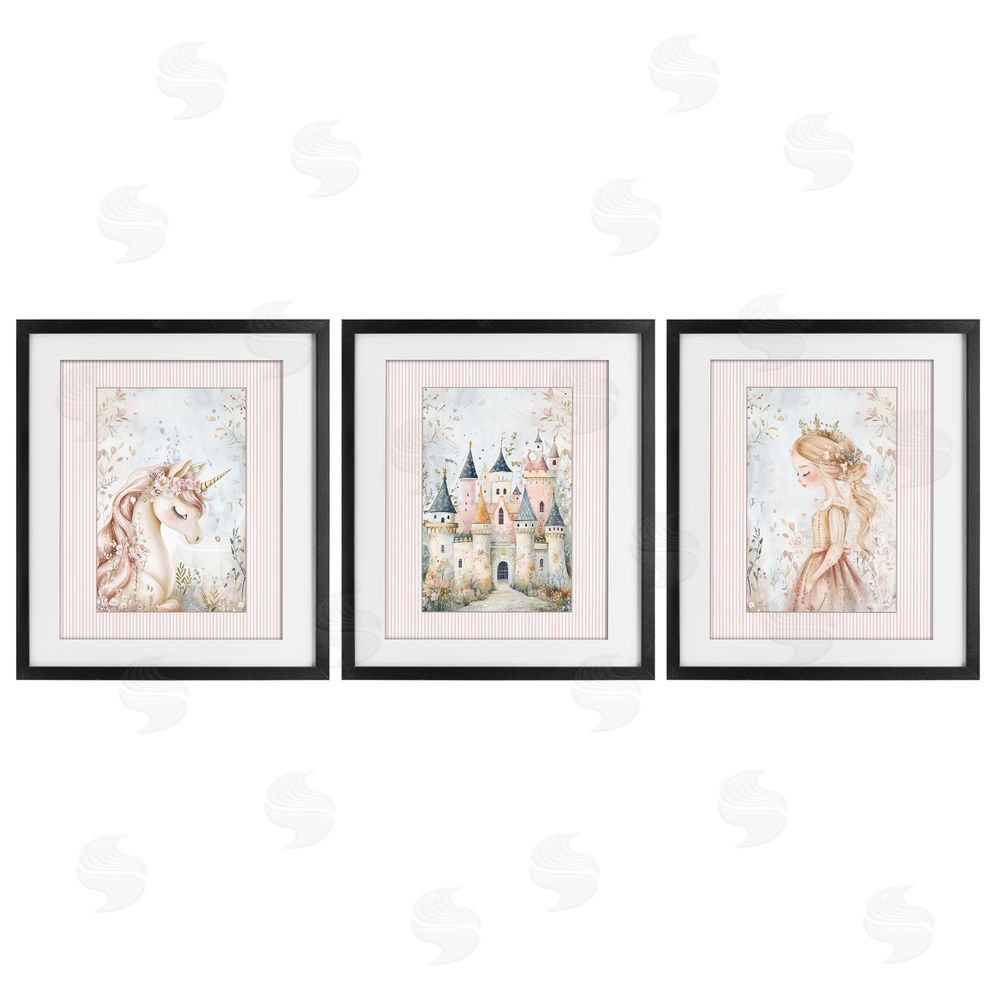 Christine Simpson Art Fantasy Enchanted Dreams Black Framed Print Under Glass Wall Art