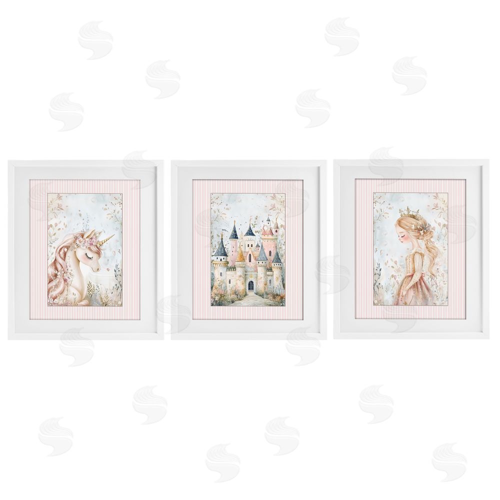 Christine Simpson Art Fantasy Enchanted Dreams White Framed Print Under Glass Wall Art