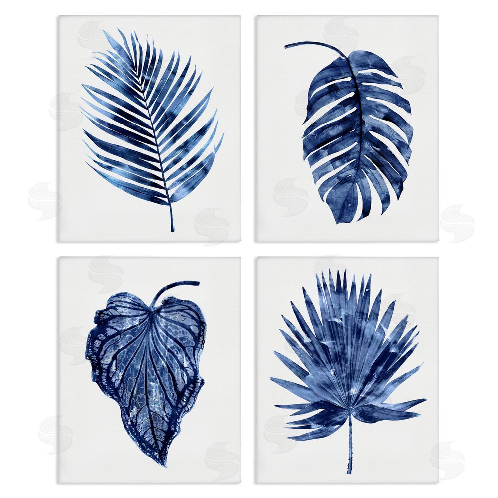 Melonie Miller Varied Leaves Simple Botanical Plant Canvas Wall Art Print
