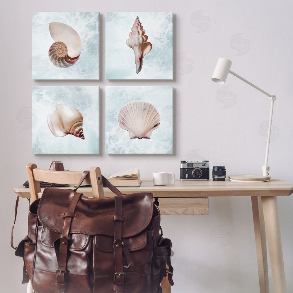 Marcus Prime Underwater Sea Life Shells Canvas Wall Art Print in Room