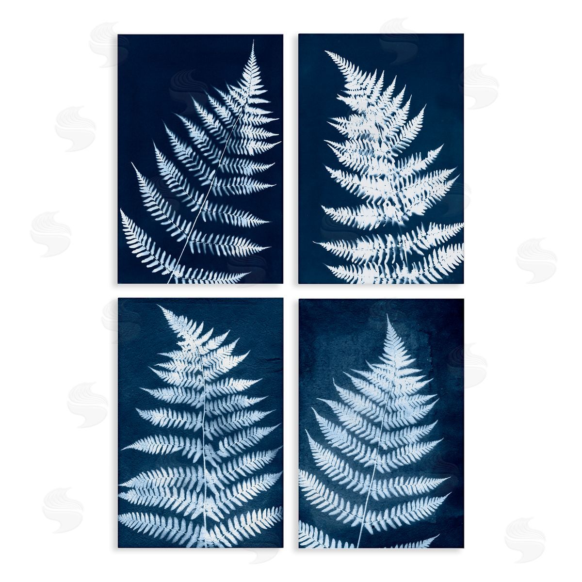 Modern Fern Impressions Canvas Wall Art, Home Decor by Jason Johnson
