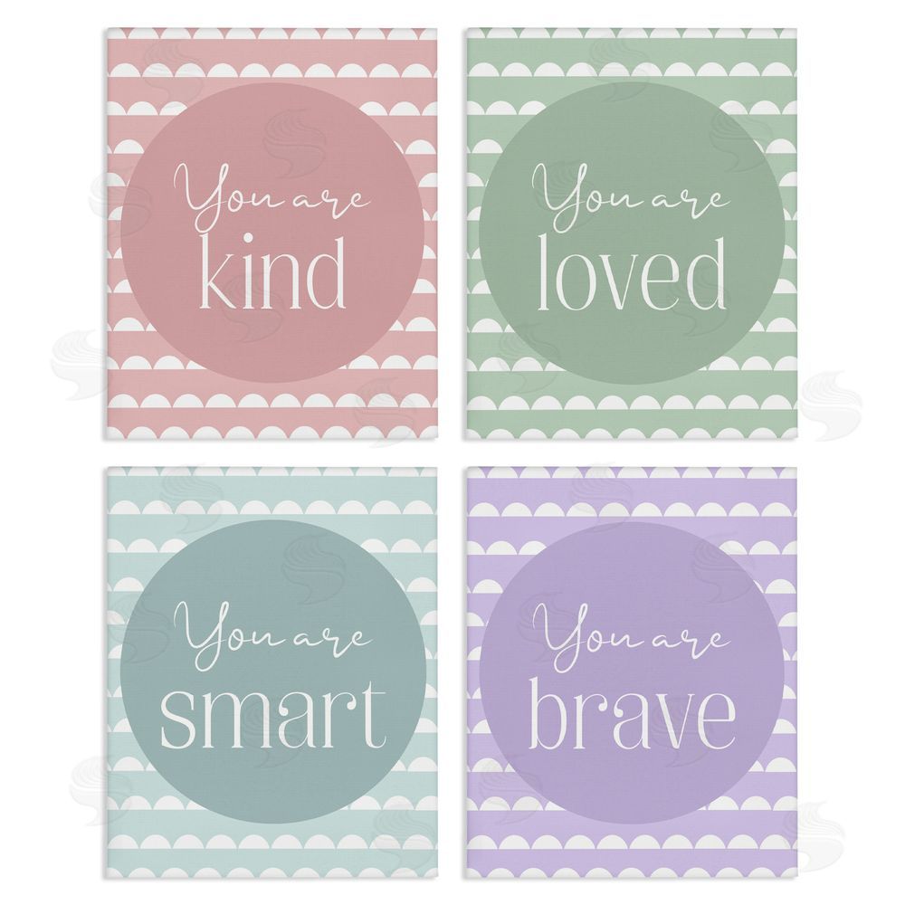 Christine Simpson Art Empowering Confidence Statements Canvas Wall Art Print