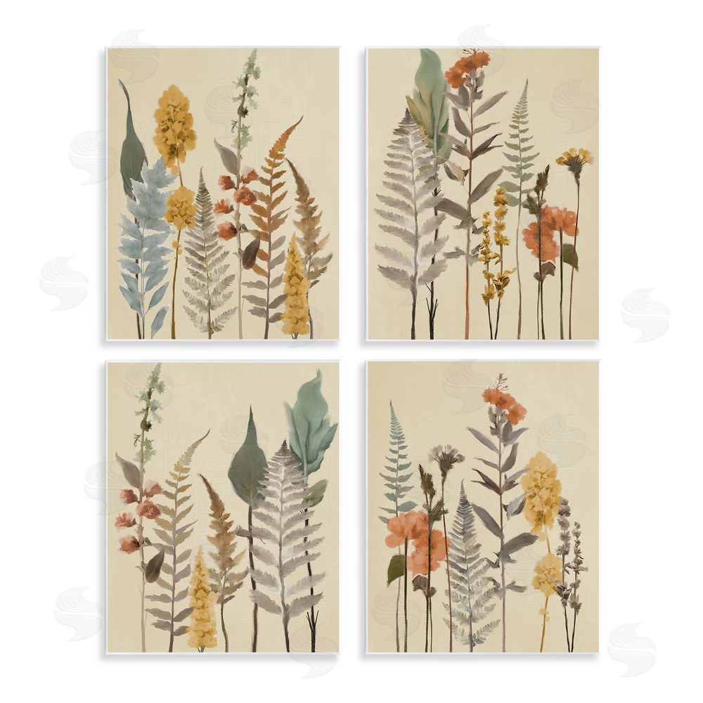 Elizabeth Medley Wispy Earthy Botanicals Wall Plaque Art Print