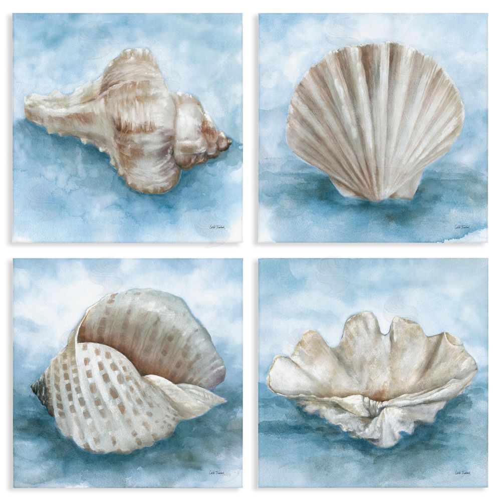 Leslie Trimbach Coastal Calm Collection Stretched Canvas Wall Art Print