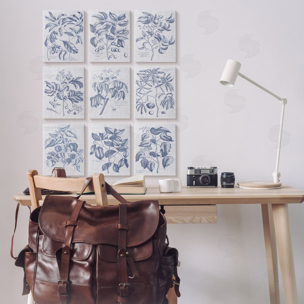 Vision Studio Vintage Bonsai Plant & Fruits Canvas Wall Art Print in Room