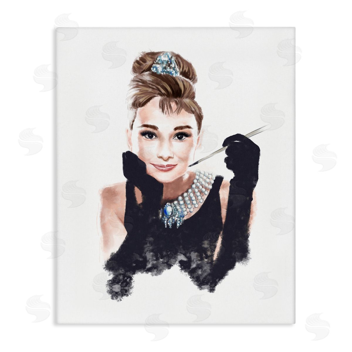 Fashion Model Figure Painting Canvas Wall Art, Home Decor by Ziwei Li