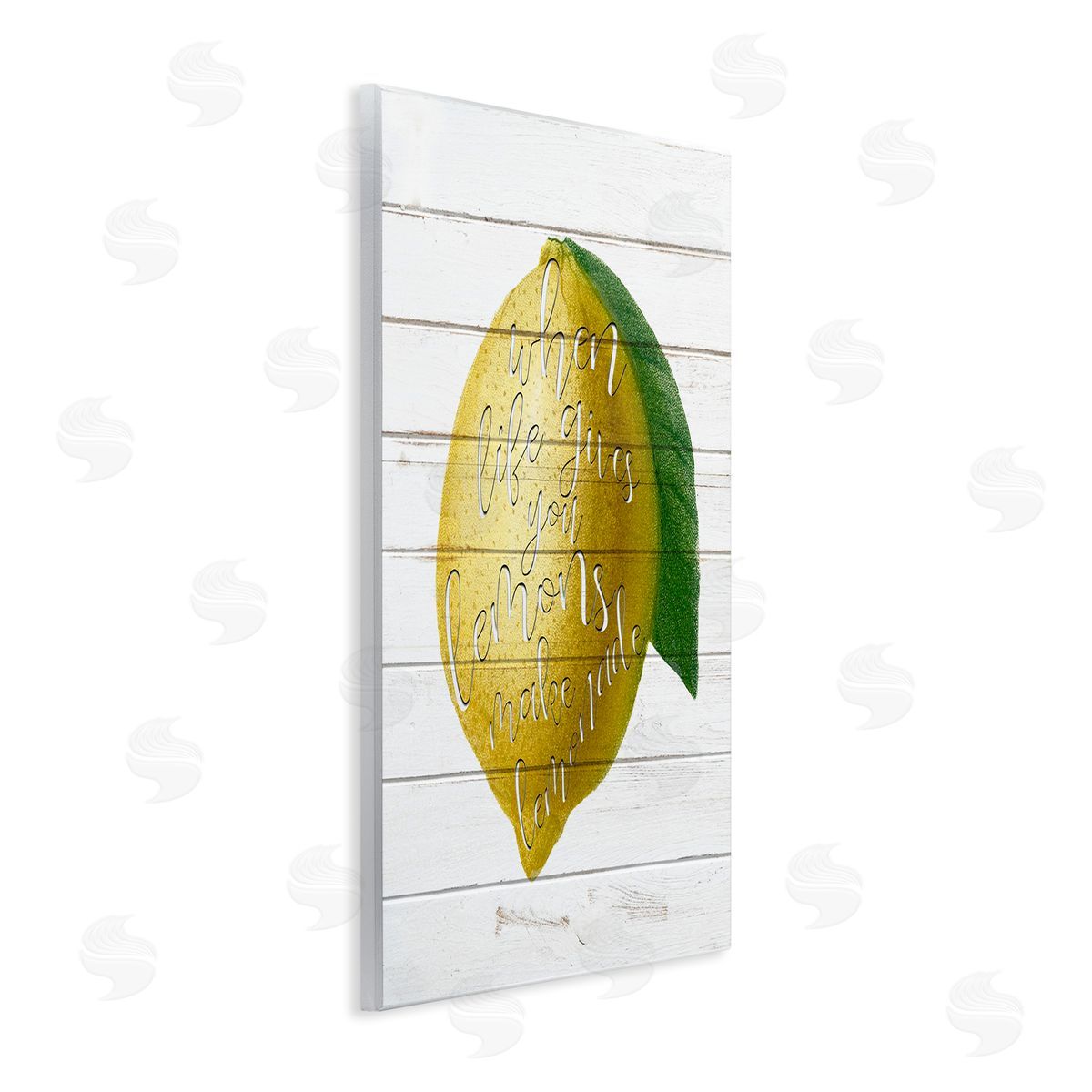 Lemons To Lemonade Inspirational Wood Plaque Wall Art, Home Decor by Anne Bailey