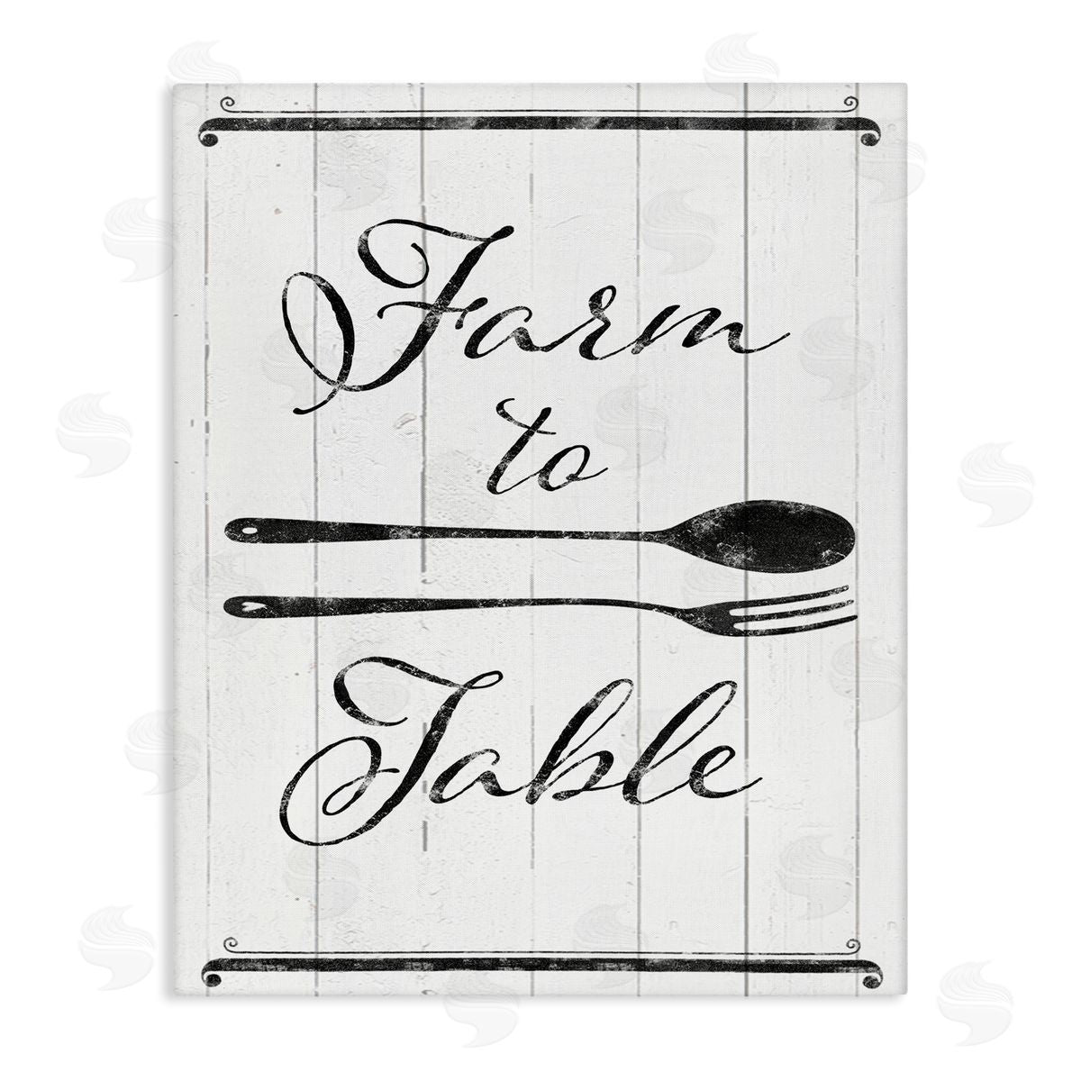 Farm To Table Kitchen Silverware Canvas Wall Art, Home Decor by The Saturday Evening Post