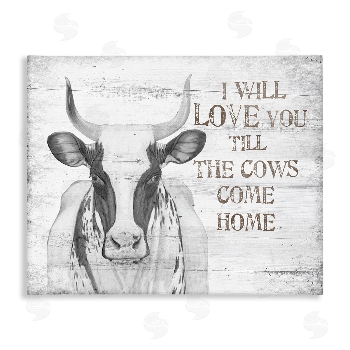 Love Till The Cows Come Home Canvas Wall Art, Home Decor by The Saturday Evening Post