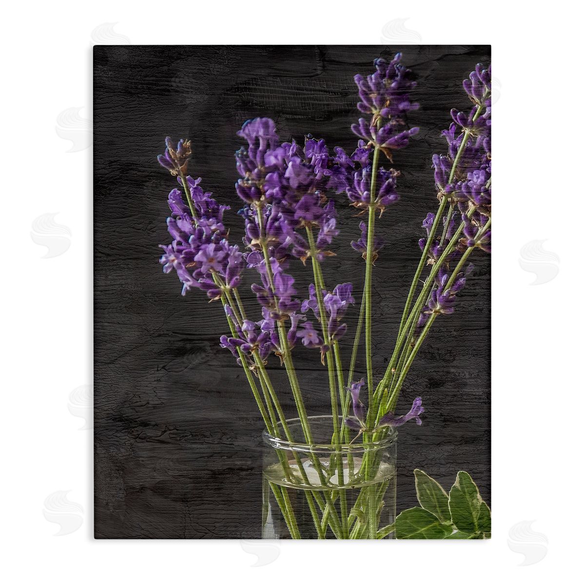 Lavender Jar Purple Floral Canvas Wall Art, Home Decor by Kim Allen