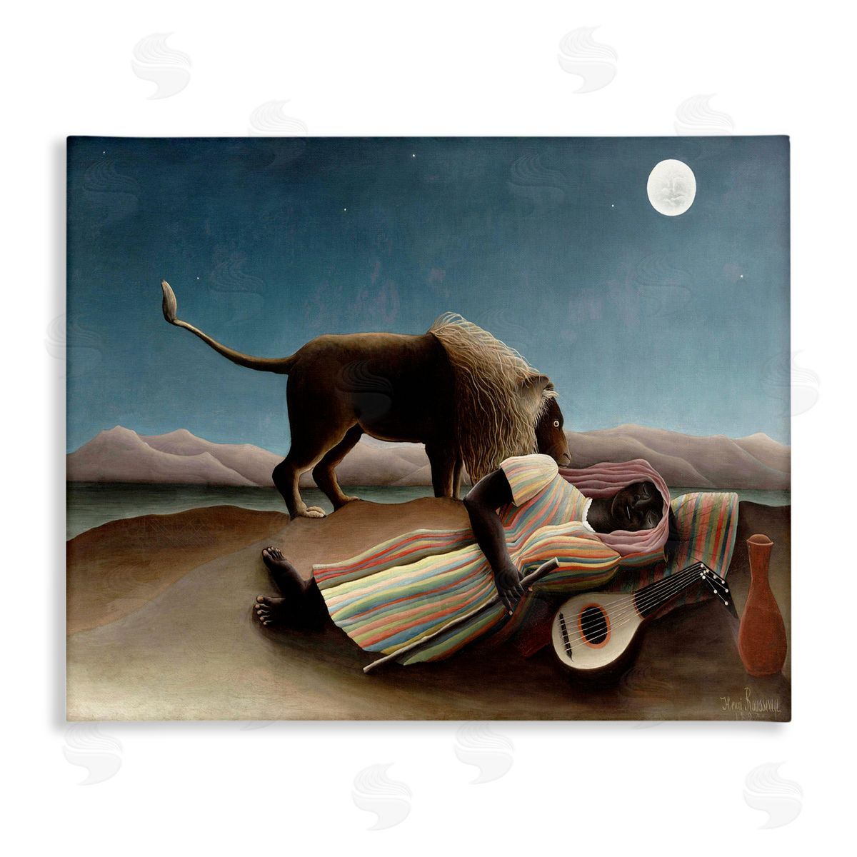 stupell industries Henri Rousseau | The Sleeping Gypsy Painting