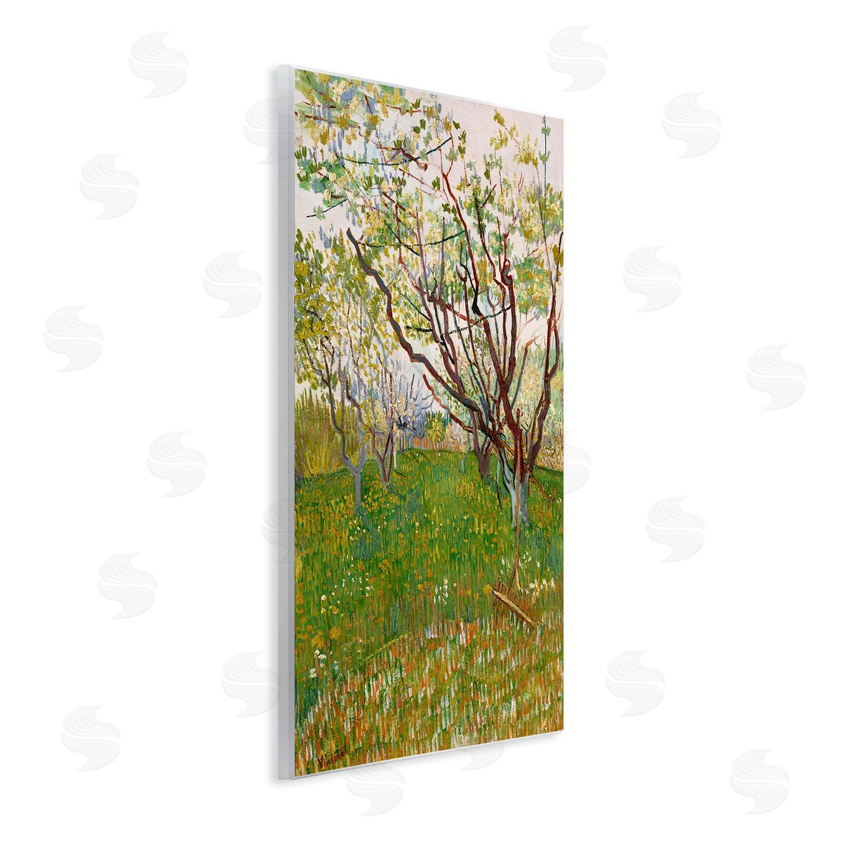 The Flowering Orchard Wood Plaque Wall Art, Home Decor by Vincent Van Gogh