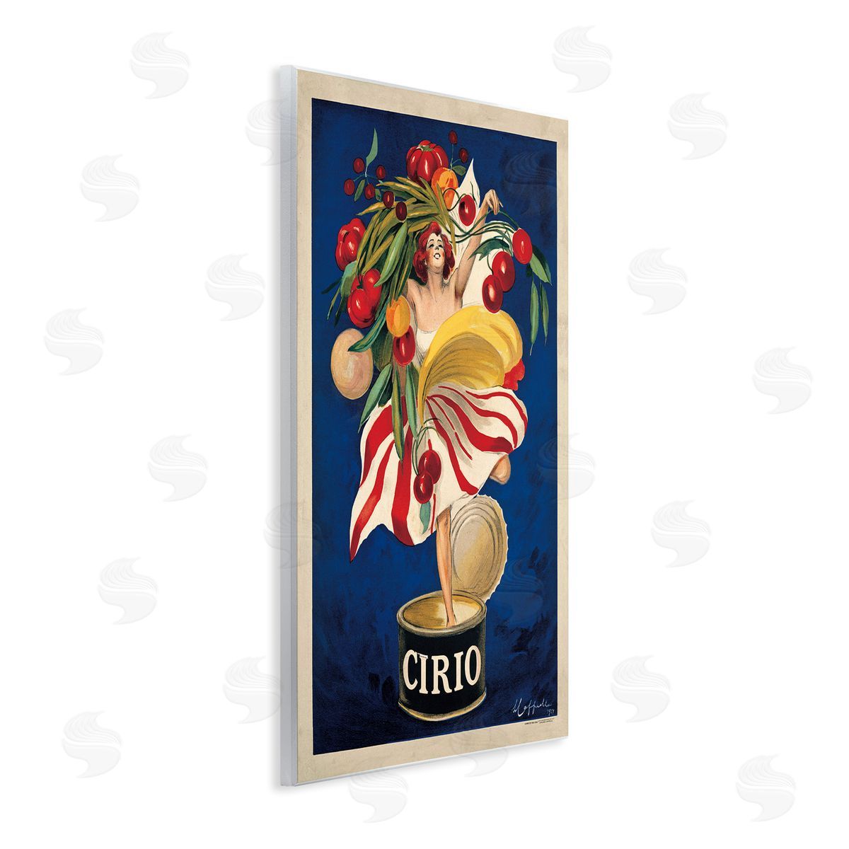 Cirio Vintage Poster Food Wood Plaque Wall Art, Home Decor by Marcello Dudovich