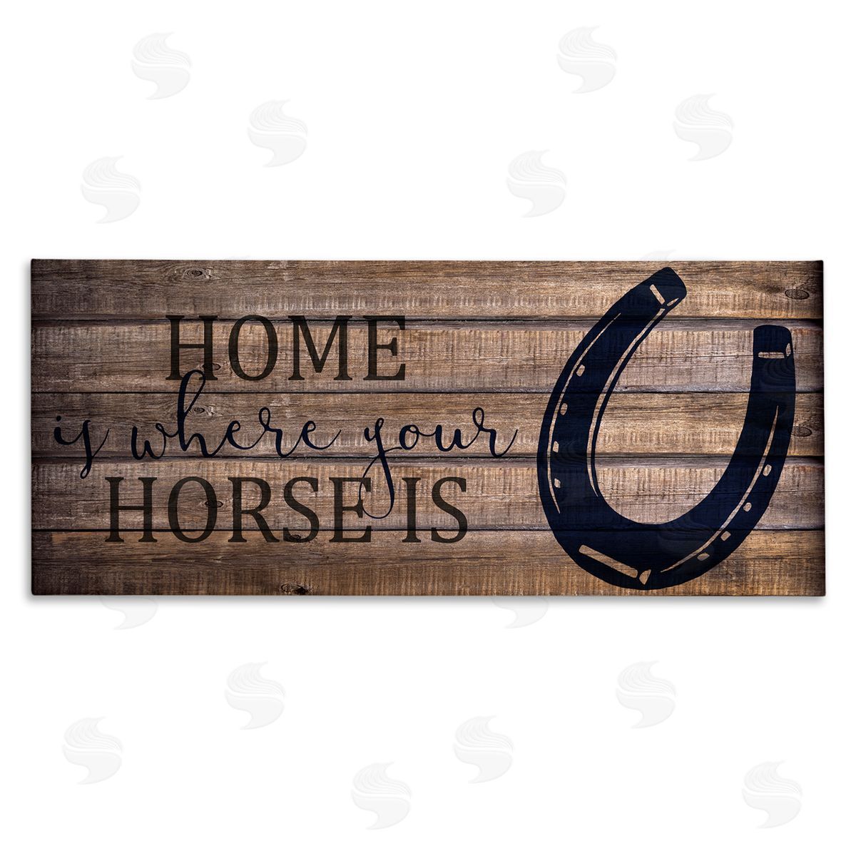 Home Where Horse Is Canvas Wall Art, Home Decor by Kim Allen