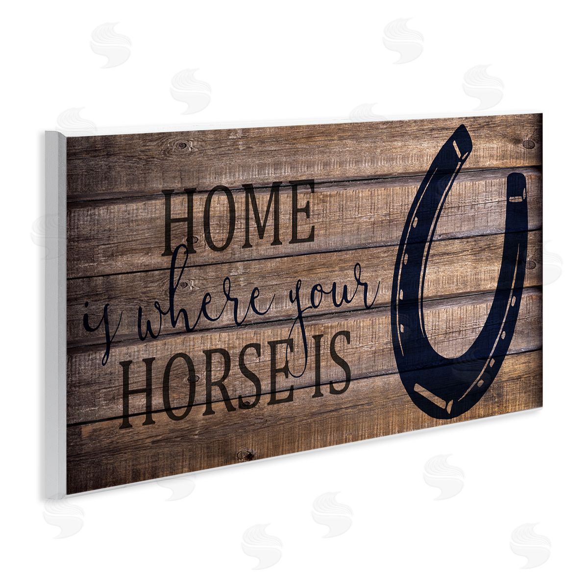 Home Where Horse Is Wood Plaque Wall Art, Home Decor by Kim Allen