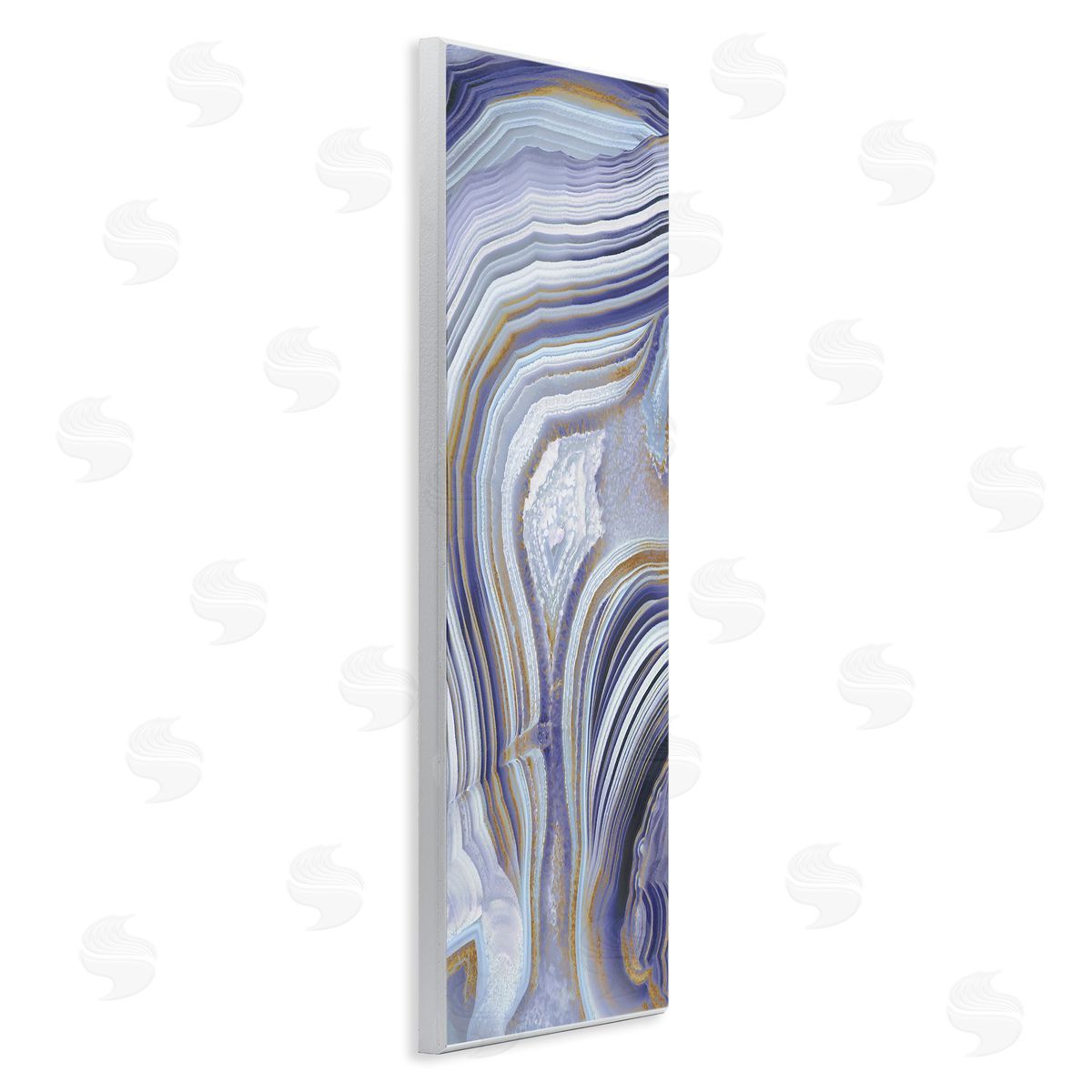 Agate Crystal Pattern Abstract Design Wood Plaque Wall Art, Home Decor by Danielle Carson