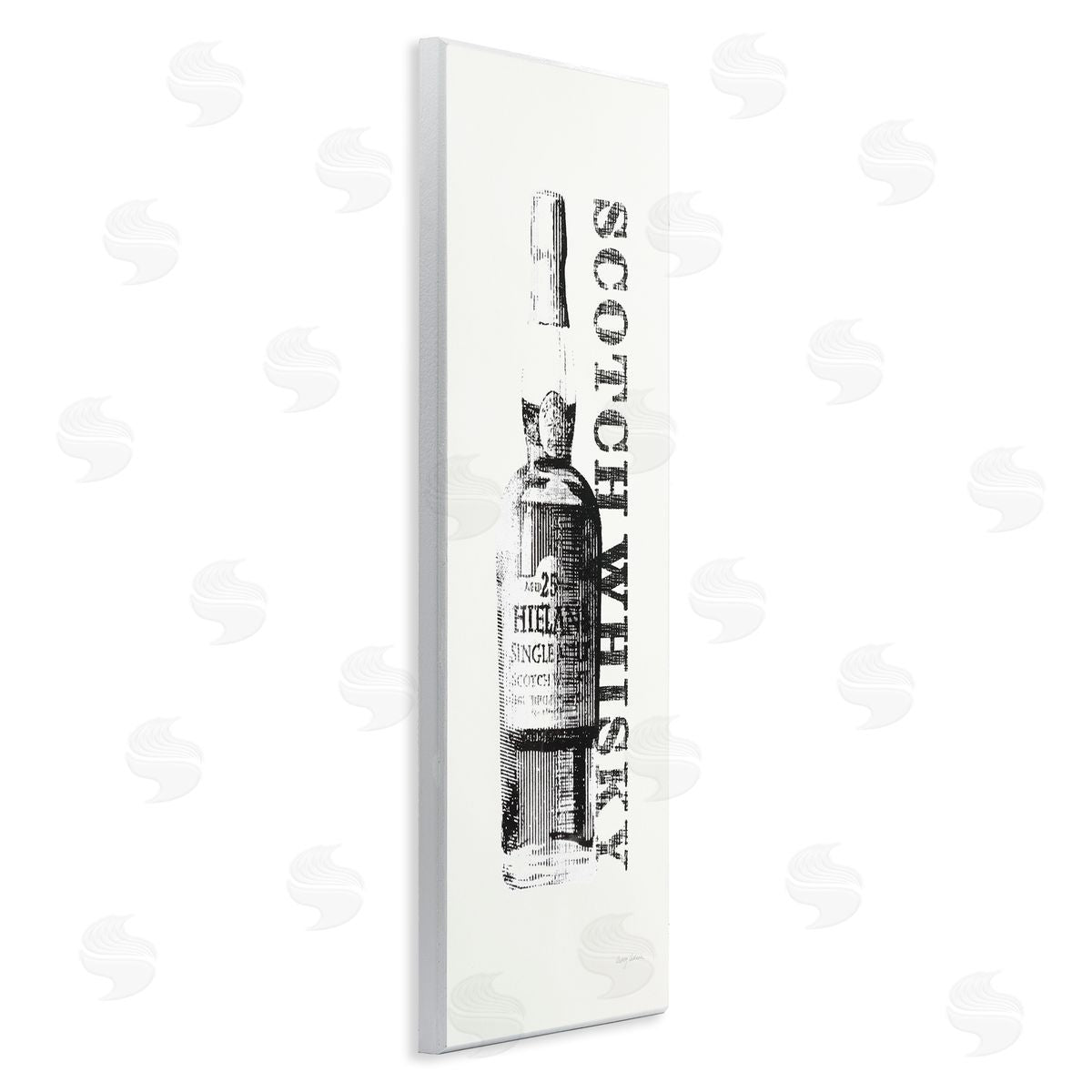 Scotch Whiskey Alcohol Bottle Wood Plaque Wall Art, Home Decor by Avery Tillmon