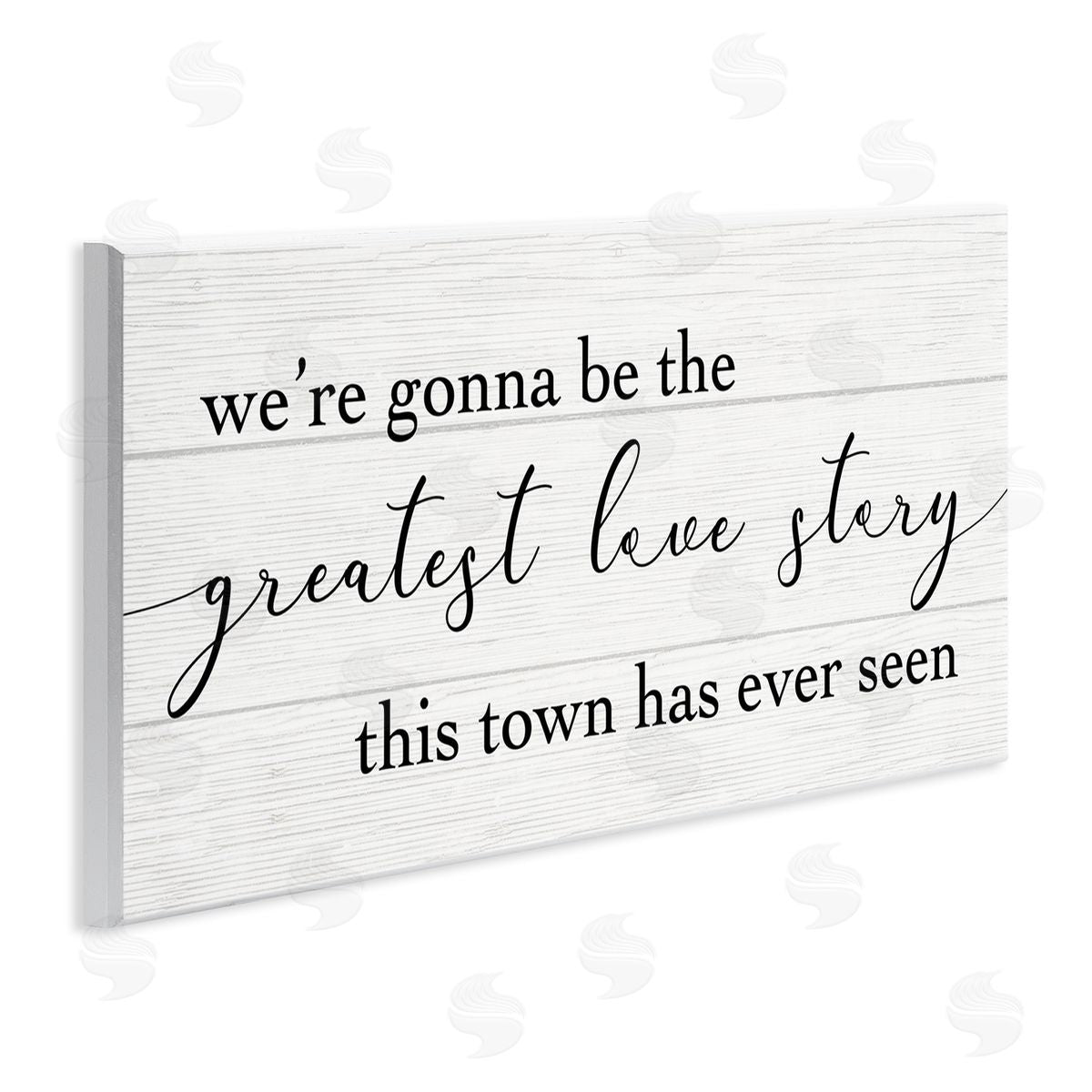 Greatest Love Story in Town Wood Plaque Wall Art, Home Decor by Stupell Studio