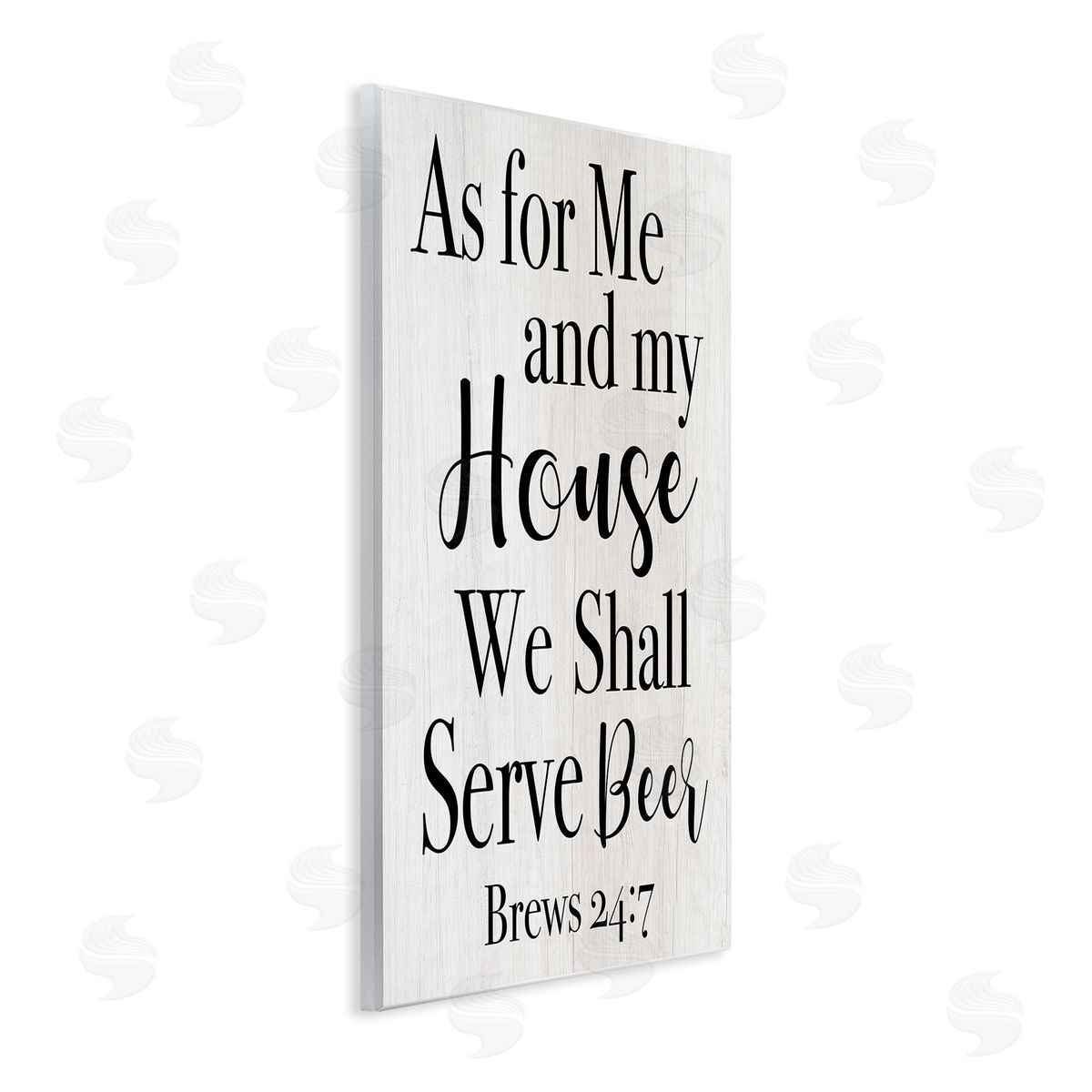 My House Serves Beer Wood Plaque Wall Art, Home Decor by Stupell Studio