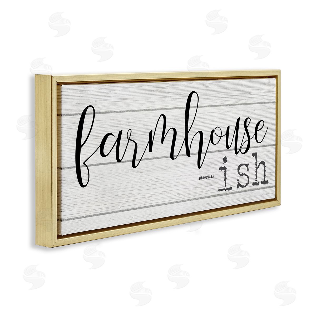 Farmhouse Welcome Home Sign Gold Floating Frame Canvas Wall Art, Home Decor by Stupell Studio