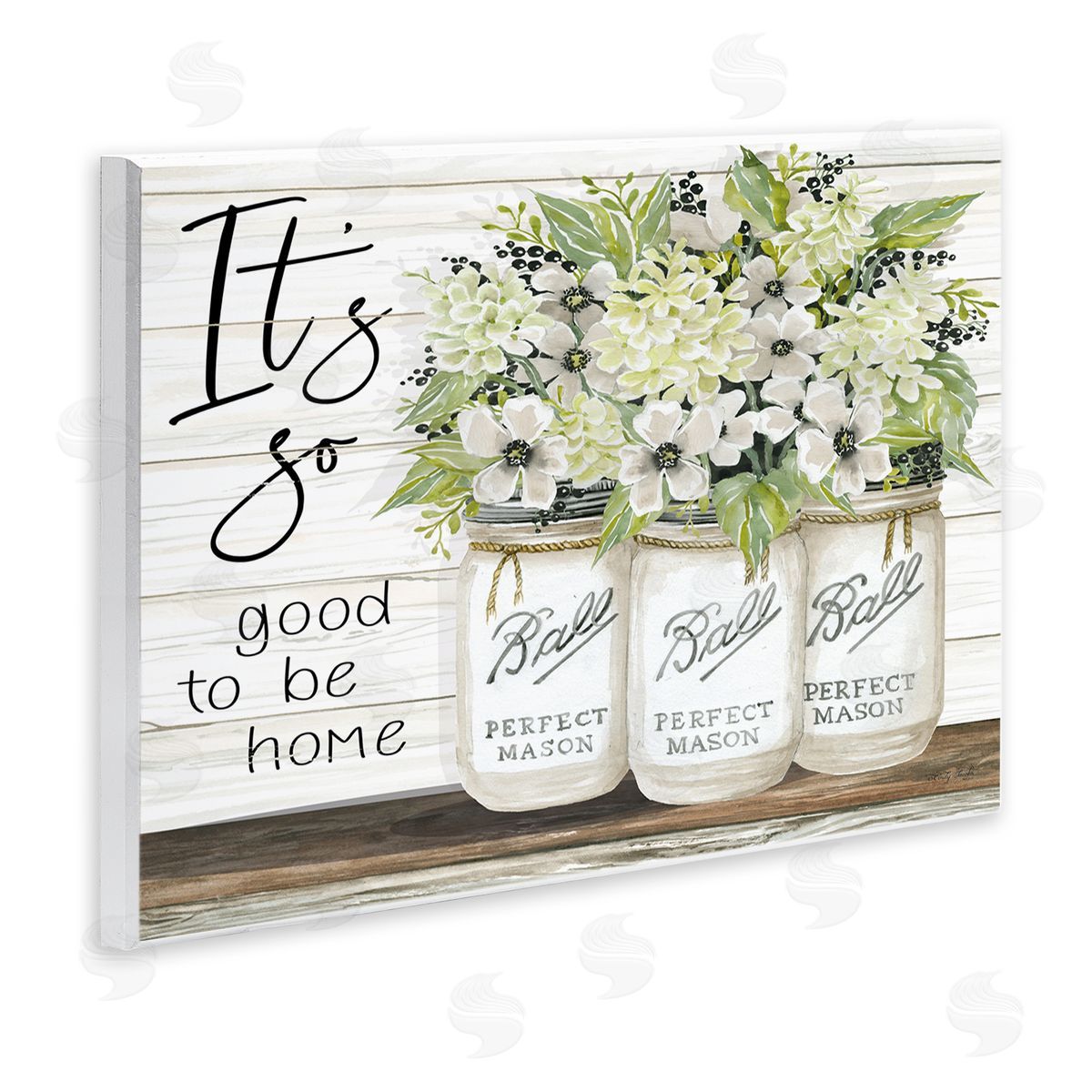 Charming Phrase Floral Bouquet Wood Plaque Wall Art, Home Decor by Cindy Jacobs